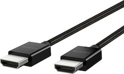 Belkin HDMI 2.1 Braided Cable HDMI male - HDMI male 1m Μαύρο