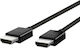 Belkin HDMI 2.1 Плетена Кабел HDMI мъжки - HDMI мъжки 1м Черен