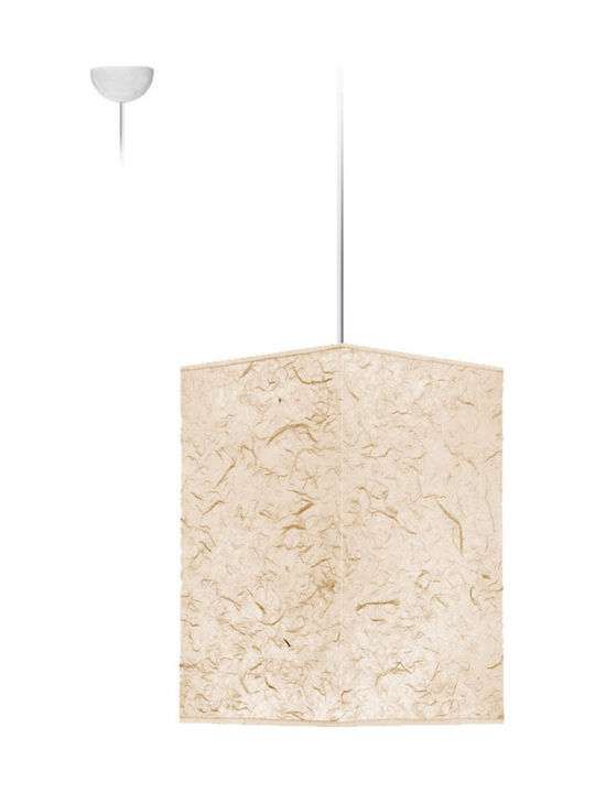 Starlight KA-TE-2540-2601 ΚΡ Pendant Light Beige 25x25x40cm