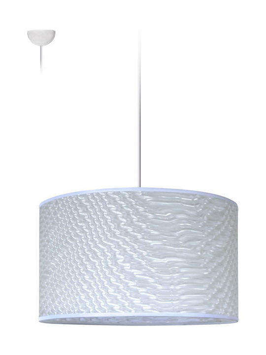 Starlight Pendant Light White with Socket E27 35x35cm