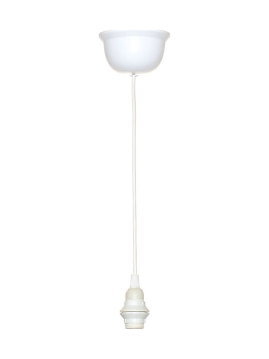 Starlight Pendant Light White with Socket E14, E.14