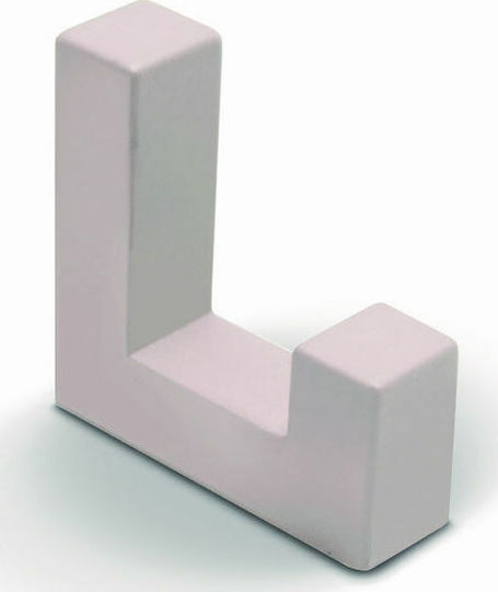Conset Wall Hanger C1089 Metal White 4x1.2x4cm