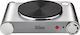 Zilan Enamel Countertop Single Burner Gray