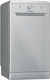 Indesit Ελεύθερο Πλυντήριο Πιάτων για 10 Σερβίτσια Aqua Stop Π45xY85εκ. Inox