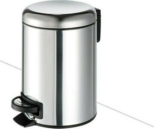 Geesa Professional 634 Inox Καλαθάκι Μπάνιου 3lt Ασημί