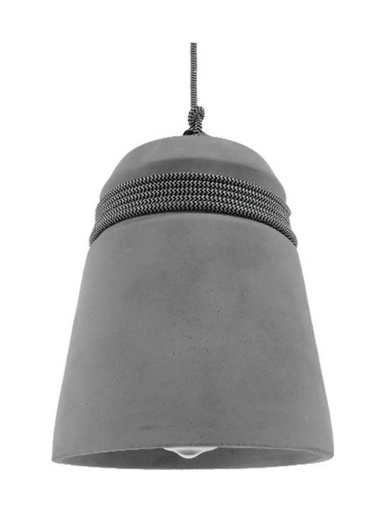 GloboStar Felini Pendant Light Suspension for Socket E27 Gray