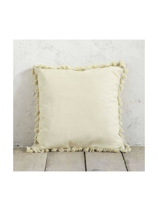 Nima Sofa Cushion Hommy from 100% Cotton Beige ...