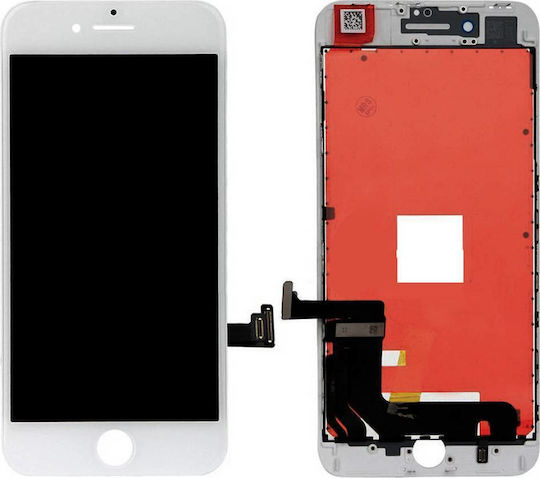O ecran Type A cu Mecanism Tactil pentru iPhone 8 Plus (Alb)