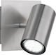 Trio Lighting Marley Single Spot with Socket GU10 in Silver Color