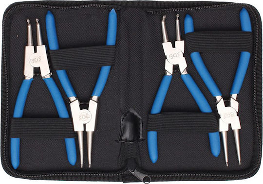 BGS Technic Pensetă de siguranță Curbe Lungime 150mm 4buc