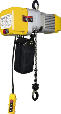 Express Chain Hoist 3m for Weight Load up to 1t Yellow