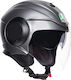 AGV Orbyt Solid Matt Grey Κράνος Μηχανής Jet 1280gr με Sunvisor