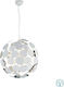 Trio Lighting Discalgo Pendant Light Single-Light for Socket E14, E.14 White