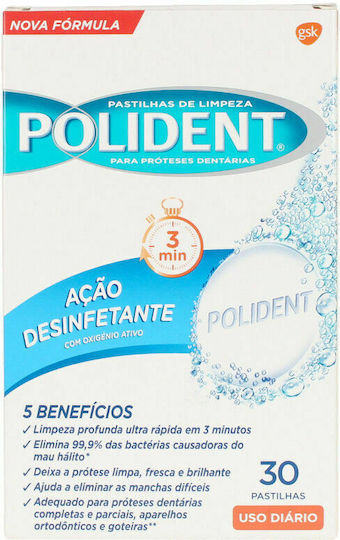 PoliDent Denture Cleanser 30pcs