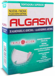 Algasiv Adhesive Pads Επίθεματα Στερέωσης για την Άνω Οδοντοστοιχία 30τμχ