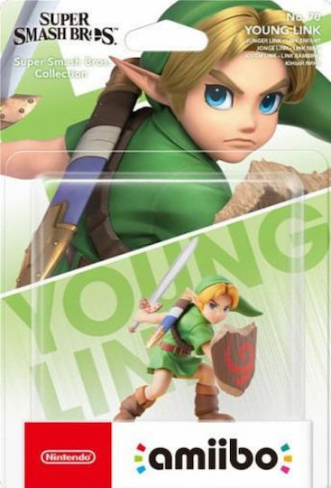 Nintendo Amiibo Super Smash Bros Young Link No 70 Character Figure for Switch/Wii U
