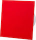 AirRoxy Standard Επιτοίχιος Εξαεριστήρας Μπάνιου 100mm Κόκκινος