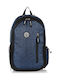 Diplomat Men's Fabric Backpack Navy Blue 18lt