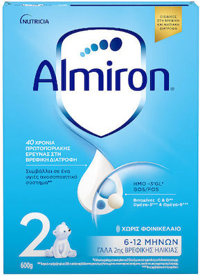 Nutricia Milk Formula Almiron 2 for 6m+ 600gr