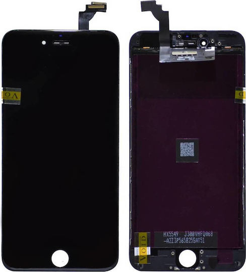 Screen Grade A with Touch Mechanism for iPhone 6 Plus (Black)