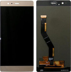 Οθόνη με Πλαίσιο για Huawei P9 Plus (Χρυσό)