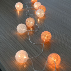 Casalux Outdoor Light String with 10 Plastic Balls & Warm Lighting Casalux Outdoor Light String with 10 Plastic Balls & Warm Lighting