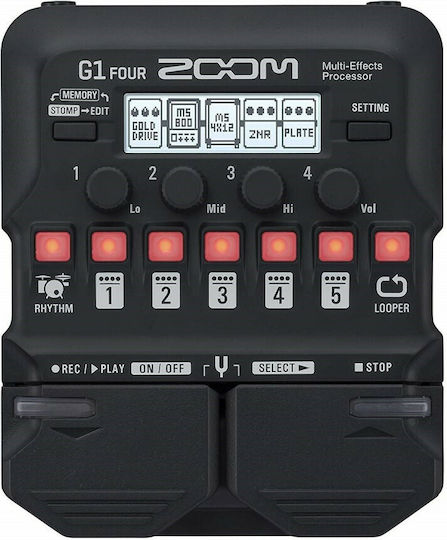 Zoom G1 Four Multi-effects Effect Electric Guitar