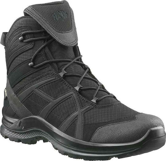 Haix Military Boots Athletic 2.0 Mid with membrane Gore-Tex Suede Black