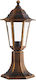 Aca Outdoor Floor Lamp Laterna IP44 for E27 Bulb Bronze