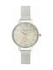 Olivia Burton Celestial Uhr mit Silber Metallarmband