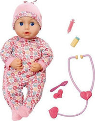 ZAPF Creation Baby Doll Set Baby Annabell Milly Αρρωστούλα for 3+ Years Old 43 cm.