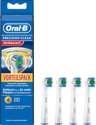 Oral-B Precision Clean Value Pack Ανταλλακτικές Κεφαλές για Ηλεκτρική Οδοντόβουρτσα 4τμχ