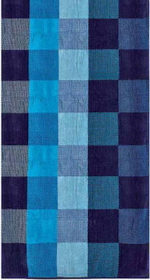 Kentia Almira Beach Towel Cotton Blue 180x90cm.