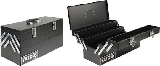 Yato Hand Tool Case Metallic 5 Slots Dimensions: W46xD20xH22.5cm