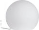 Nowodvorski Cumulus L Outdoor Floor Lamp Globe 9W with Warm White Light IP44 White