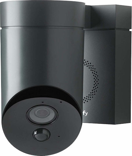 Somfy Outdoor Camera Anthracite Grey CCTV Surveillance Camera Full HD 1080p Waterproof with Two-Way Communication Gray