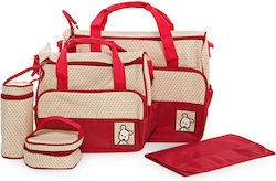 Beboulino Shoulder/Hand Diaper Bag Stella Red