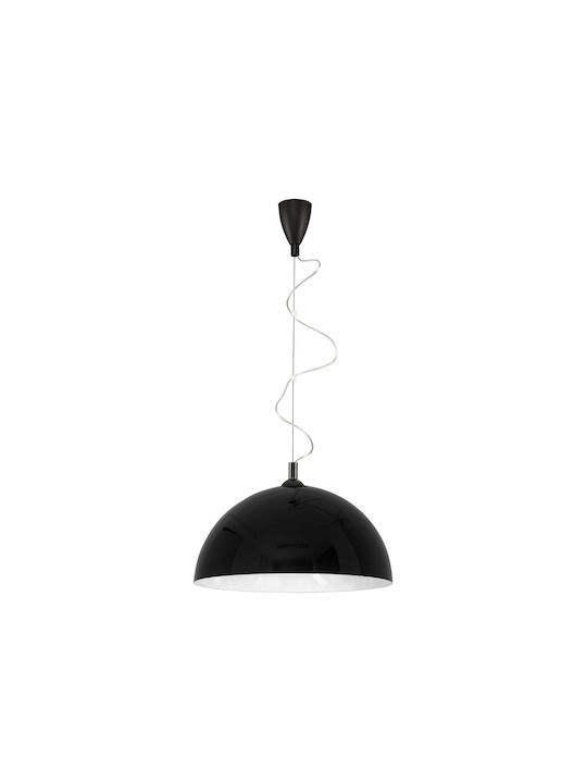 Nowodvorski Hemisphere Black Pendant Light Single-Light for Socket E27 Black