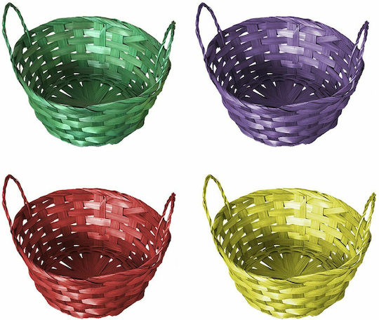 Bunny's 73-1466 Easter Basket Bunny Wicker Red 9x8x18cm (Various Colors)