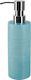 Dimitracas Tube Ribbed Tabletop Ceramic Dispenser Blue