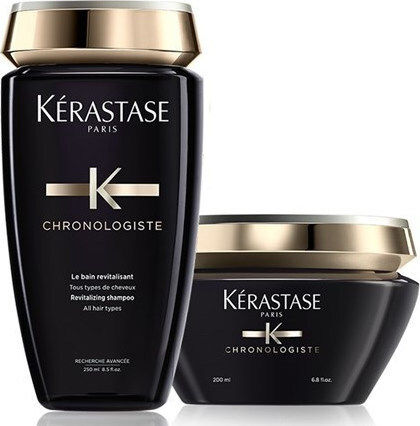 Kérastase Chronologiste Hair Care Set for Reconstruction & Nourishment with Shampoo