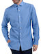 Ralph Lauren Men's Shirt Long Sleeve Cotton Polka Dot Blue