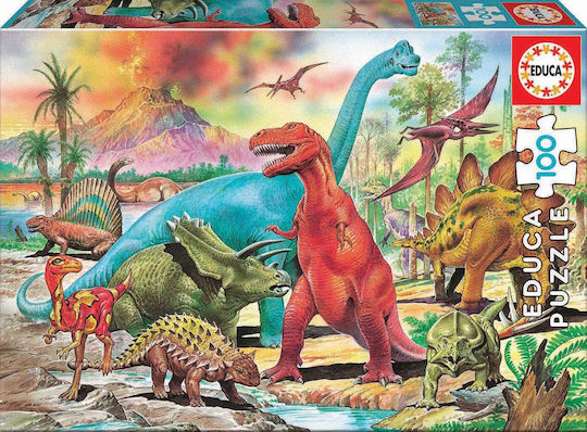 Παιδικό Puzzle Dinosaurs για 6+ Ετών 100pcs Educa
