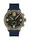 Tissot Chrono XL Ανδρικό Ρολόι 45mm Χρονογράφος Μπαταρίας με Μπλε Υφασμάτινο Λουράκι