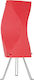 Starlight FP-510-L-1E-27CM-T Plastic Table Lamp for Socket E27 with Red Shade and Base