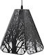 Ankor Pendant Light Single-Light for Socket E27 Black