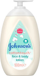 Johnson & Johnson Cottontouch Face & Body Lotion Γαλάκτωμα για Ενυδάτωση