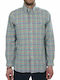 Ralph Lauren Men's Shirt Long Sleeve Cotton Checked Green