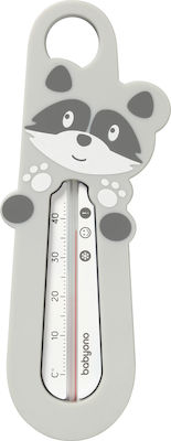 Babyono Αναλογικό Θερμόμετρο Μπάνιου Racoon 0°C έως 40°C Γκρι