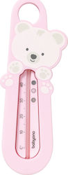 Babyono Analog Bath Thermometer Bear 0°C - 40°C Pink